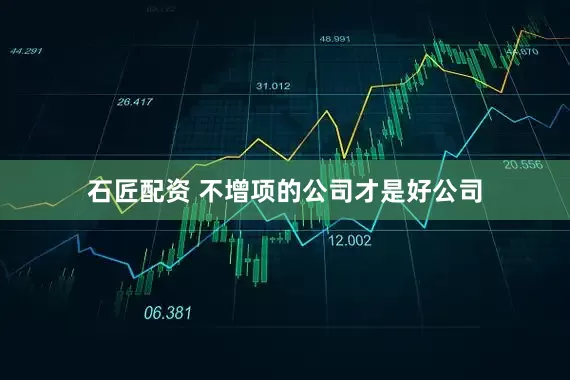 石匠配资 不增项的公司才是好公司